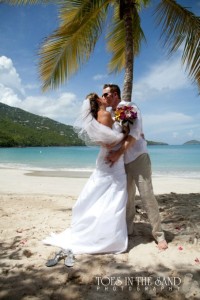 planning a beach destination wedding in the morning