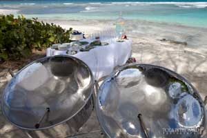 steel pan music is perfect for a beach wedding