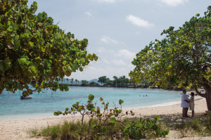 cruise ship wedding at sapphire beach