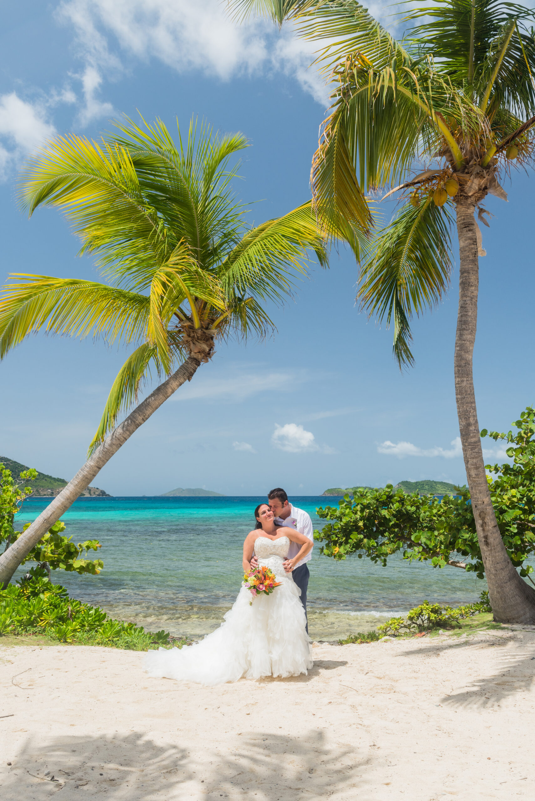 Wedding Ceremony at Sapphire Beach, St. Thomas, Virgin Islands